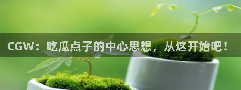 吃瓜电影:CGW:吃瓜点子的中心思想,从这开始吧!